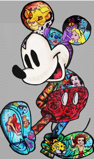 Mickey's Disney Universe DTF Transfer