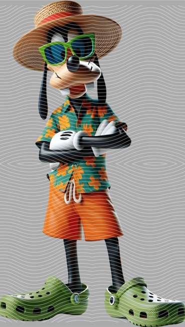 Goofy on Vacay DTF Transfer
