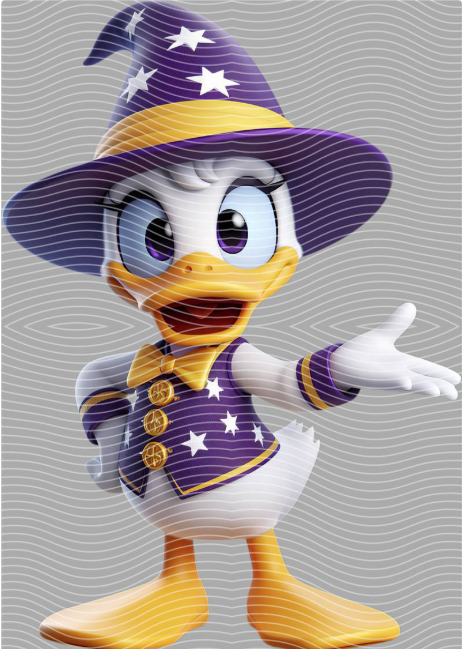 Daisy Duck Sorceress DTF Transfer