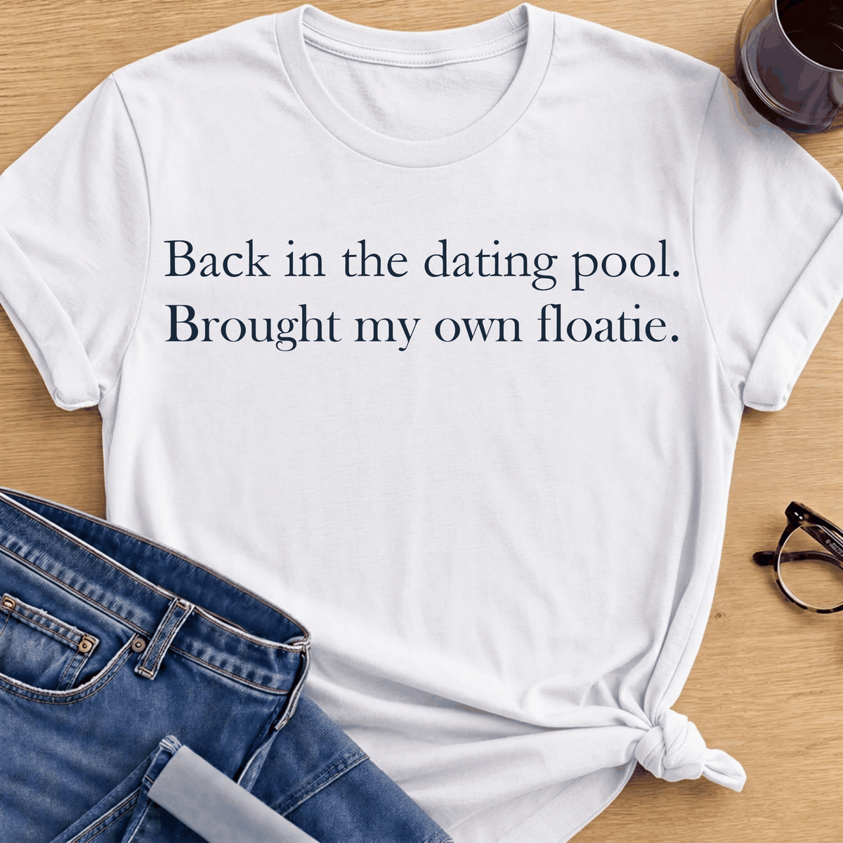 Dating Floatie T-Shirt - White