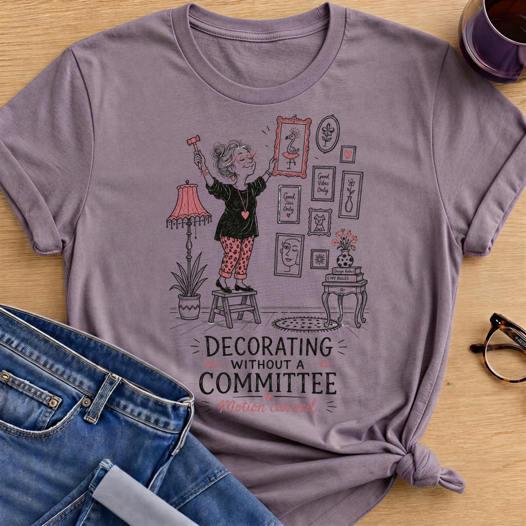 Decorating WithOut a Committee T-Shirt - Paragon