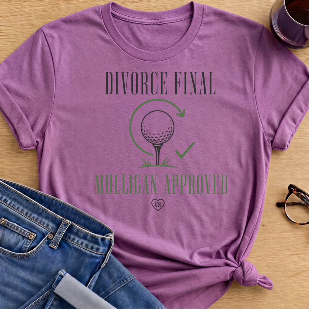 Divorce Final T-Shirt - Heather Radiant Orchid