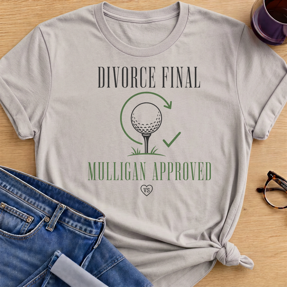 Divorce Final T-Shirt - Ice Grey