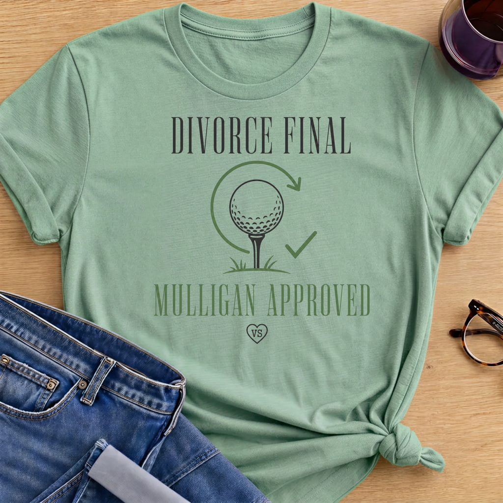 Divorce Final T-Shirt - Mint Green