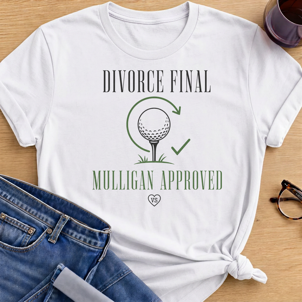 Divorce Final T-Shirt - White