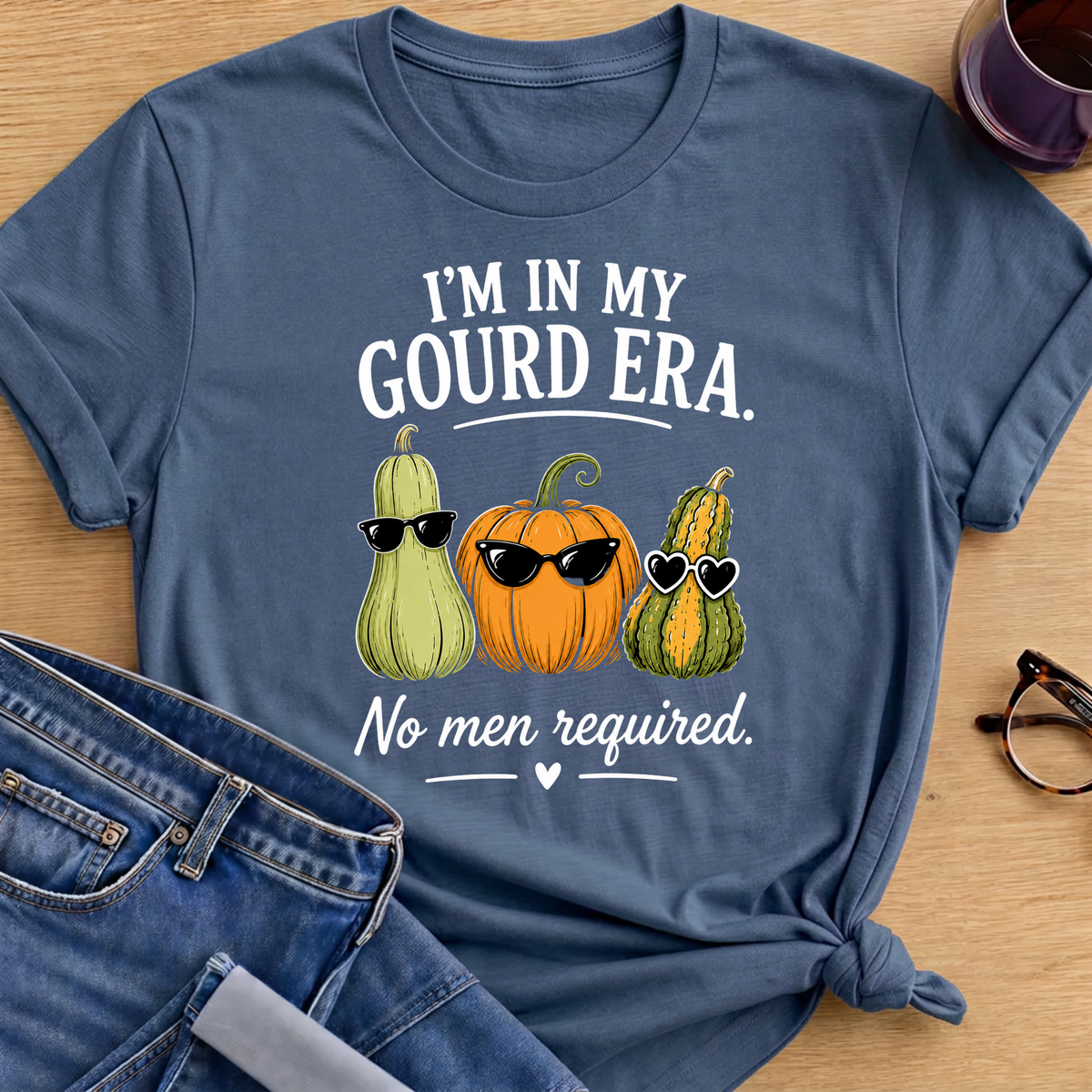 Early Dinner T-Shirt - Indigo Blue