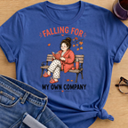Falling for My Own Company T-Shirt - Royal