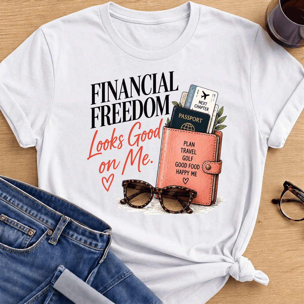 Financial Freedom T-Shirt - White