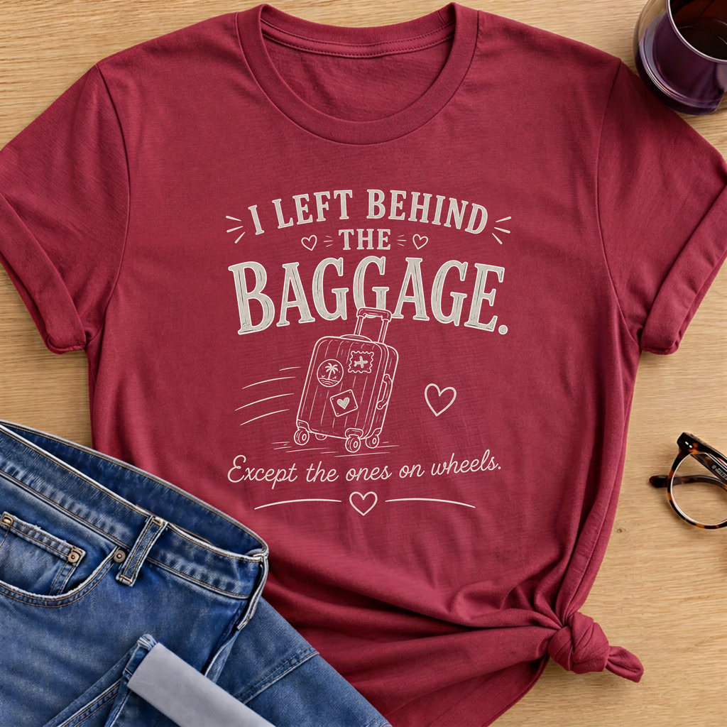 Flow Missing T-Shirt - Antique Cherry Red