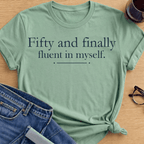 Fluent Myself T-Shirt - Mint Green