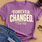 Forever Changed T-Shirt - Heather Radiant Orchid