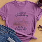 Goodbye Overthinking T-Shirt - Heather Radiant Orchid