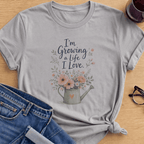 Growing A Life T-Shirt - Sport Grey