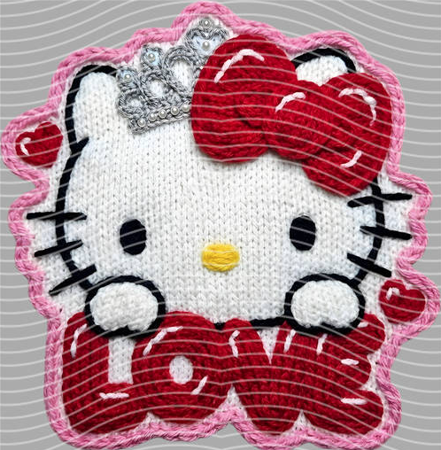 Hello Kitty Queen of Love DTF Transfer