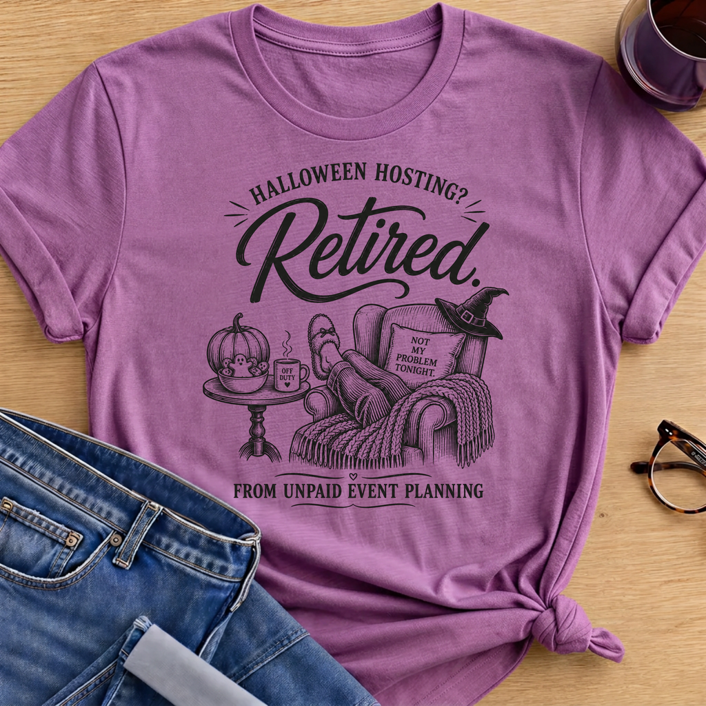Halloween Host T-Shirt - Heather Radiant Orchid