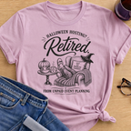 Halloween Host T-Shirt - Light Pink
