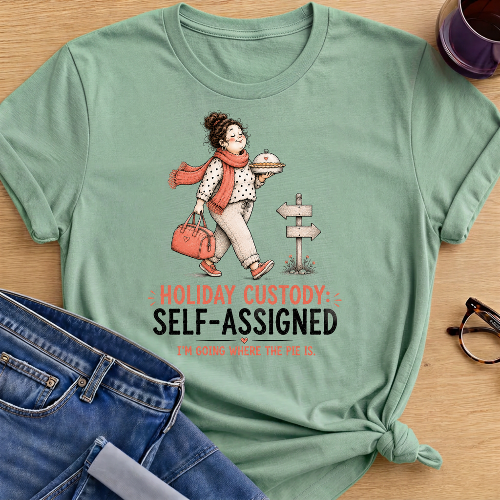 Holiday Custody Self Assigned T-Shirt - Mint Green