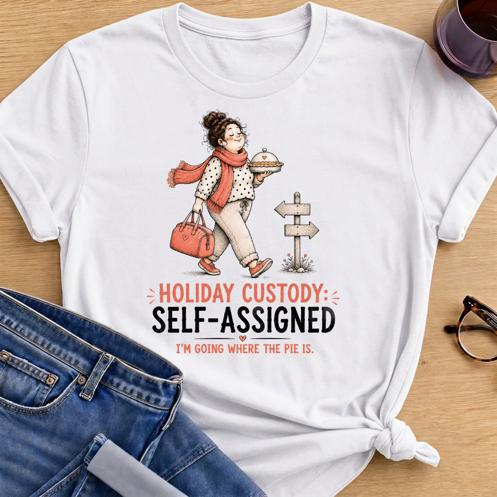 Holiday Custody Self Assigned T-Shirt - White