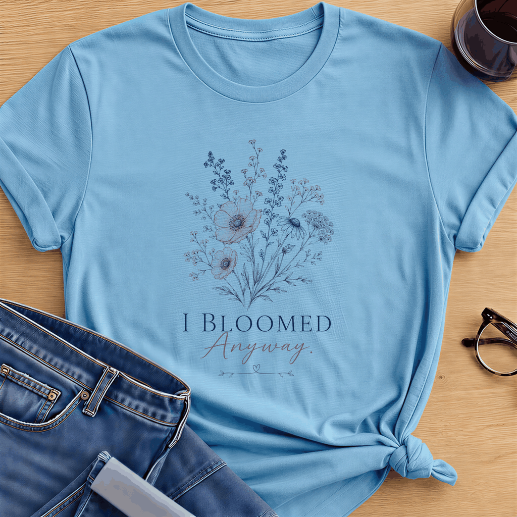 I Bloomed T-Shirt - Sky