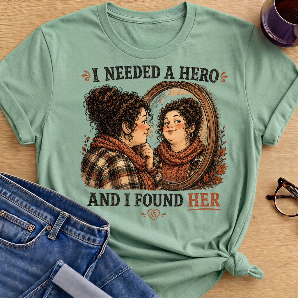 I Needed a Hero T-Shirt - Mint Green