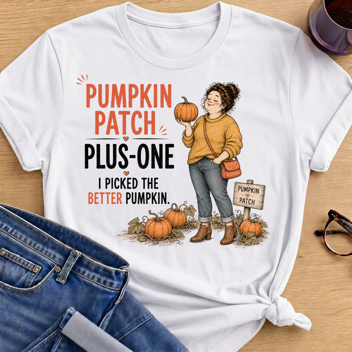 I Picked the Better Pumpkin T-Shirt - White