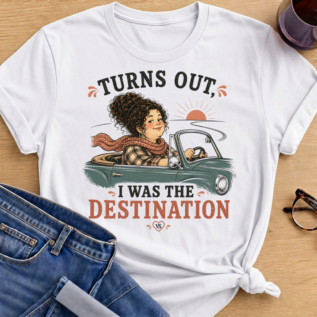 I was the Destination T-Shirt - White