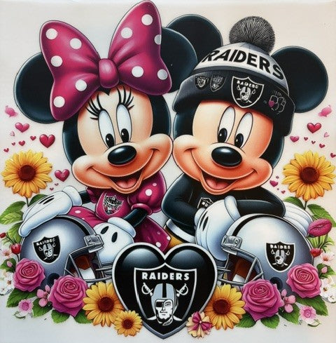 Mickey & Minnie Raiders Love