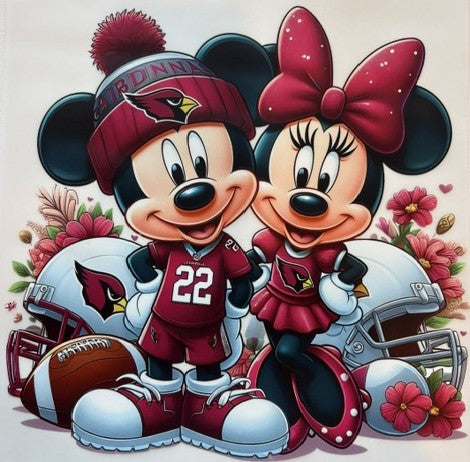 Mickey & Minnie Cardinals Love