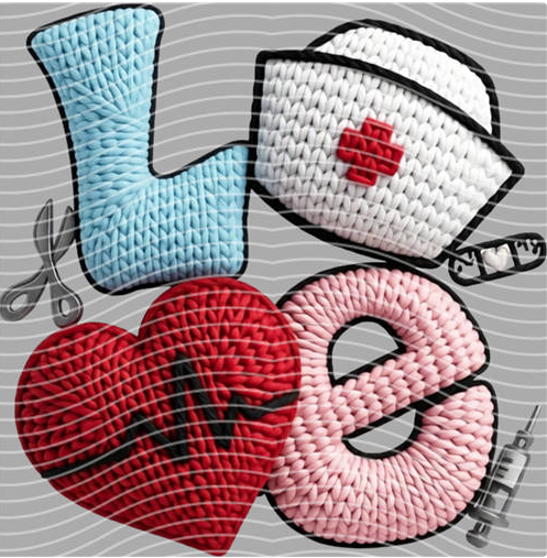 Nurse Love DTF Transfer