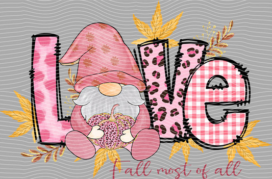 Love Fall Most of All DTF Transfer