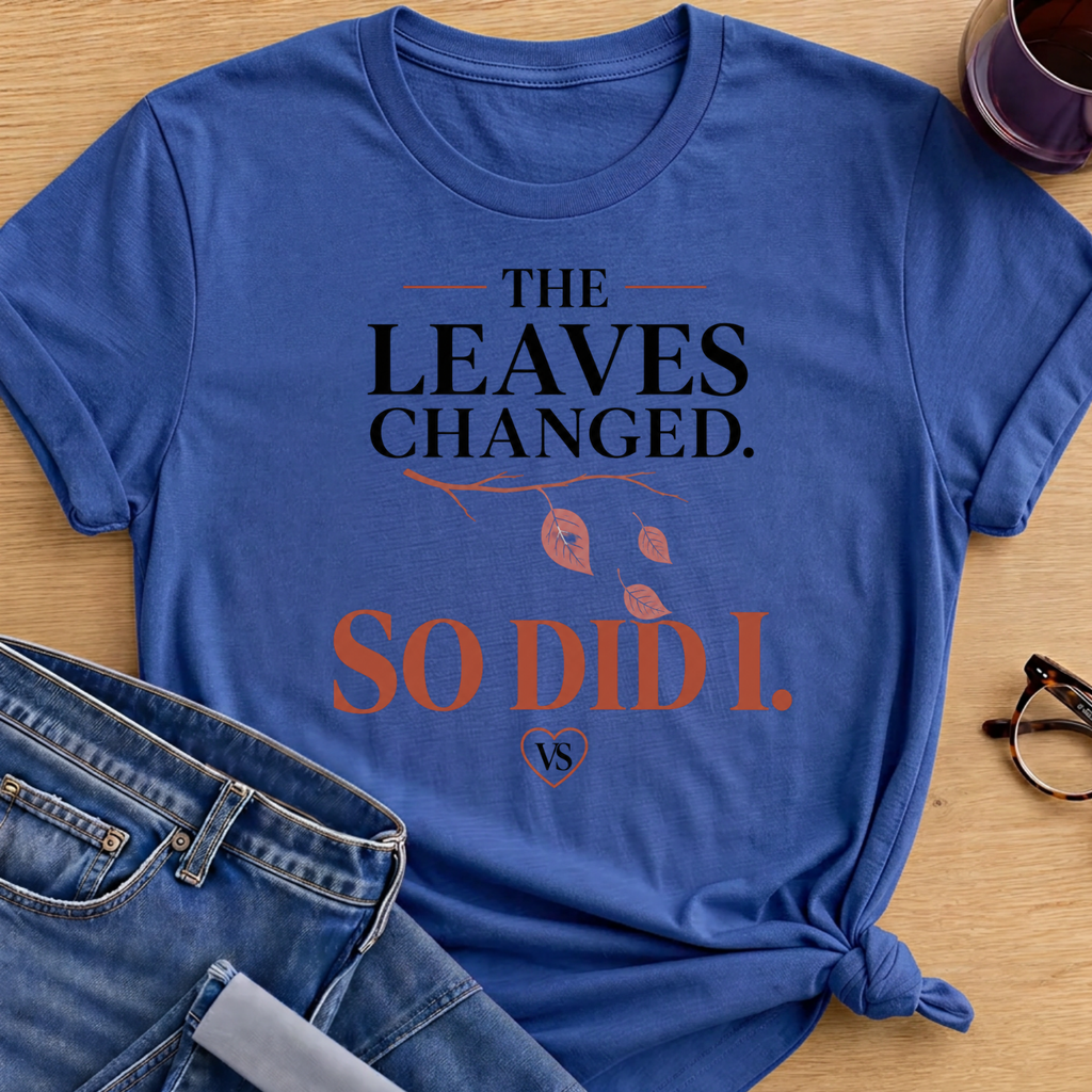 Leaves Changed T-Shirt - Royal