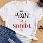 Leaves Changed T-Shirt - White