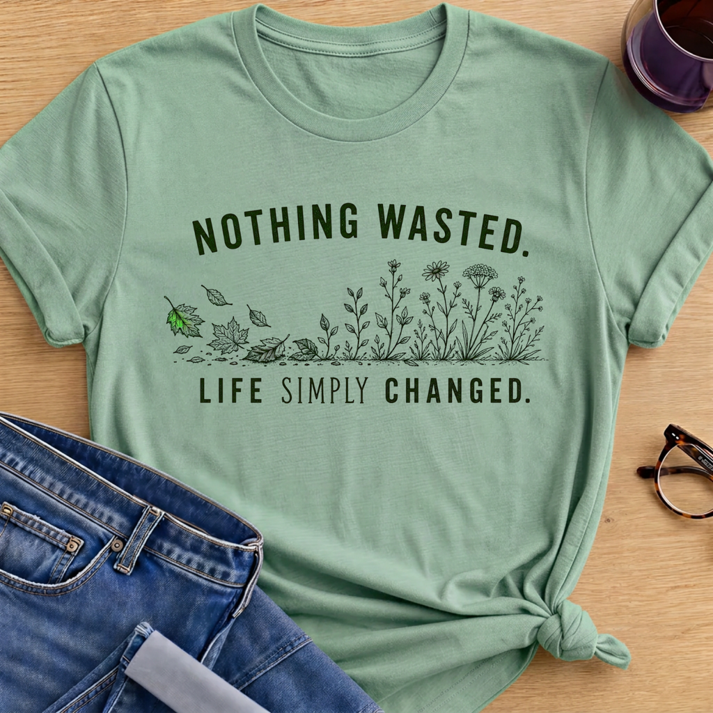 Life Simply Changed T-Shirt - Mint Green
