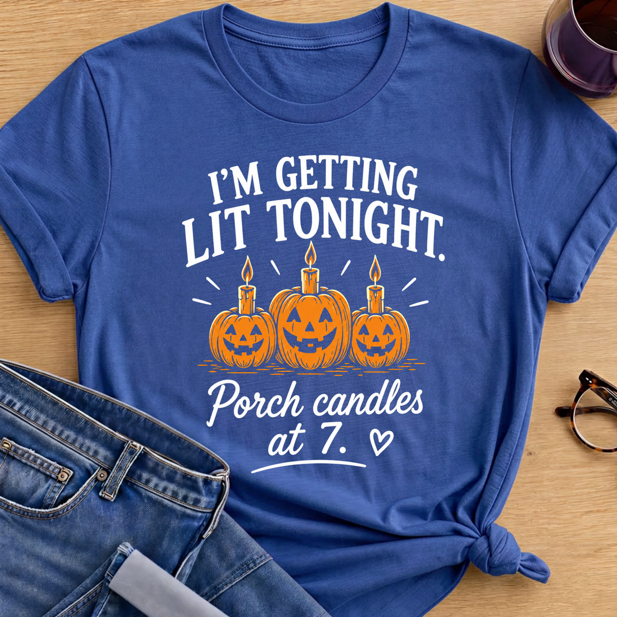 Lit Tonight T-Shirt - Royal