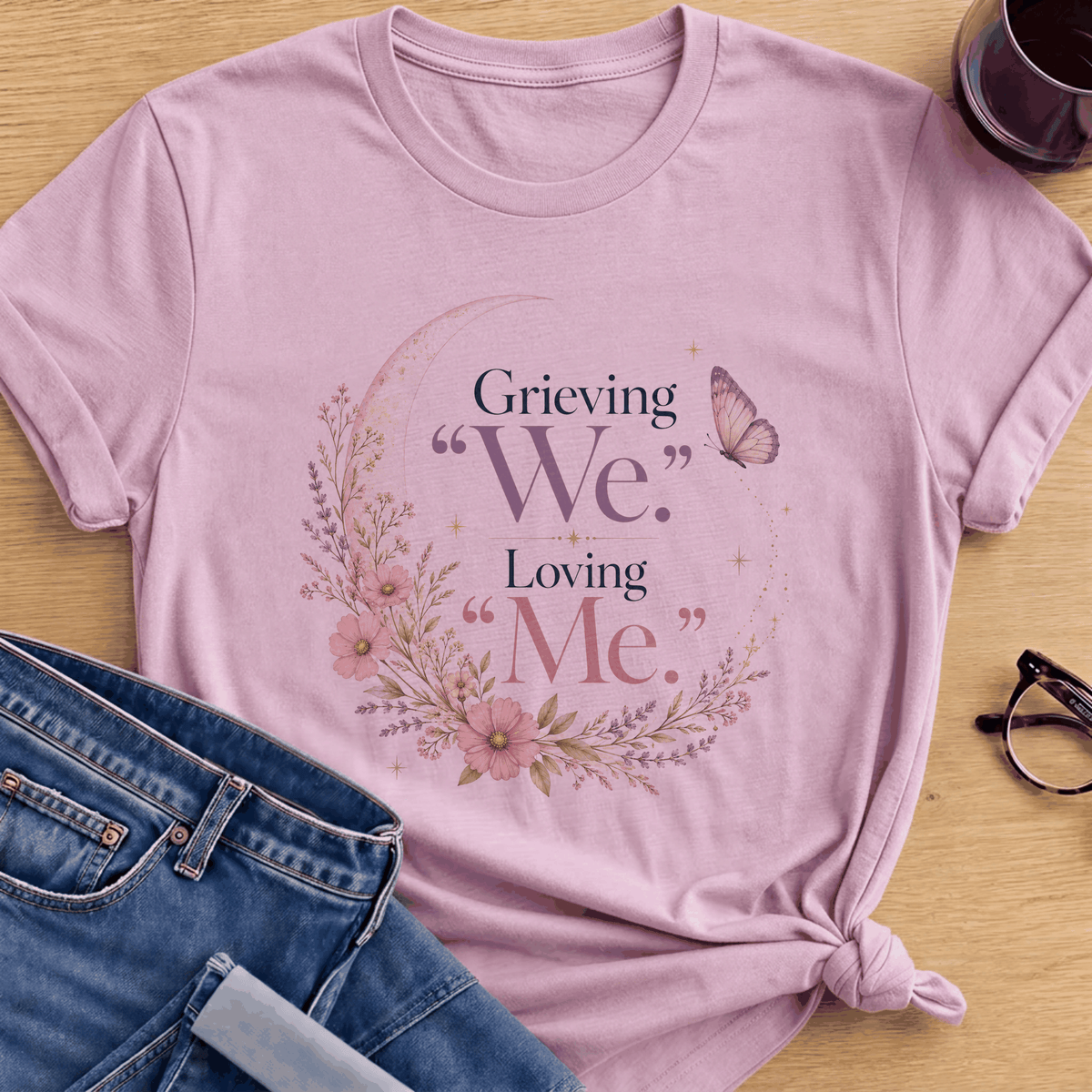 Loving Me T-Shirt - Light Pink