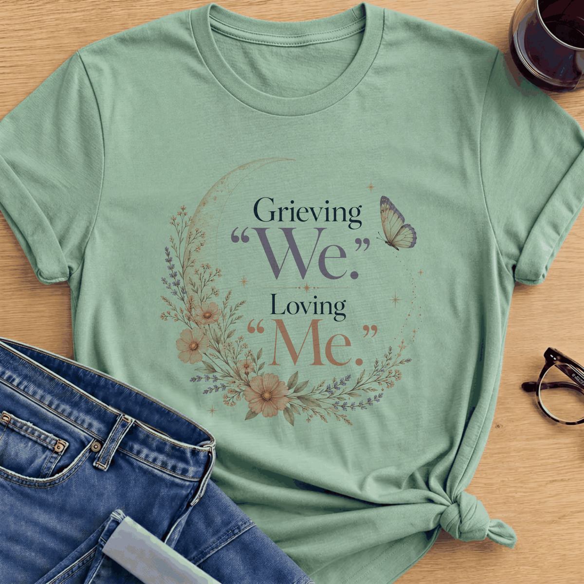 Loving Me T-Shirt - Mint Green
