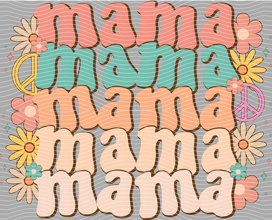 Groovy Mama DTF Transfer