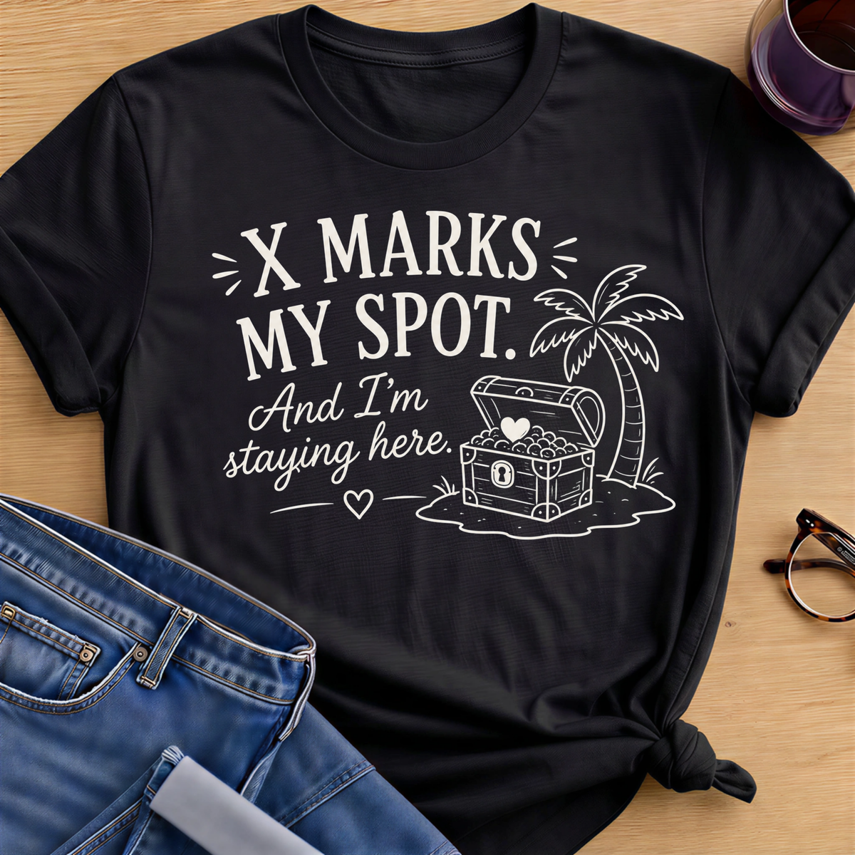 Mark My Spot T-Shirt - Black