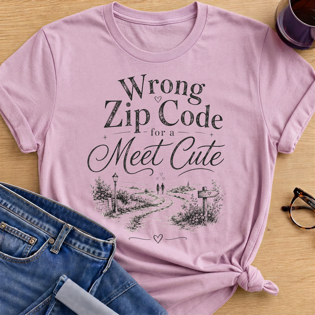 Meet Cute T-Shirt - Light Pink