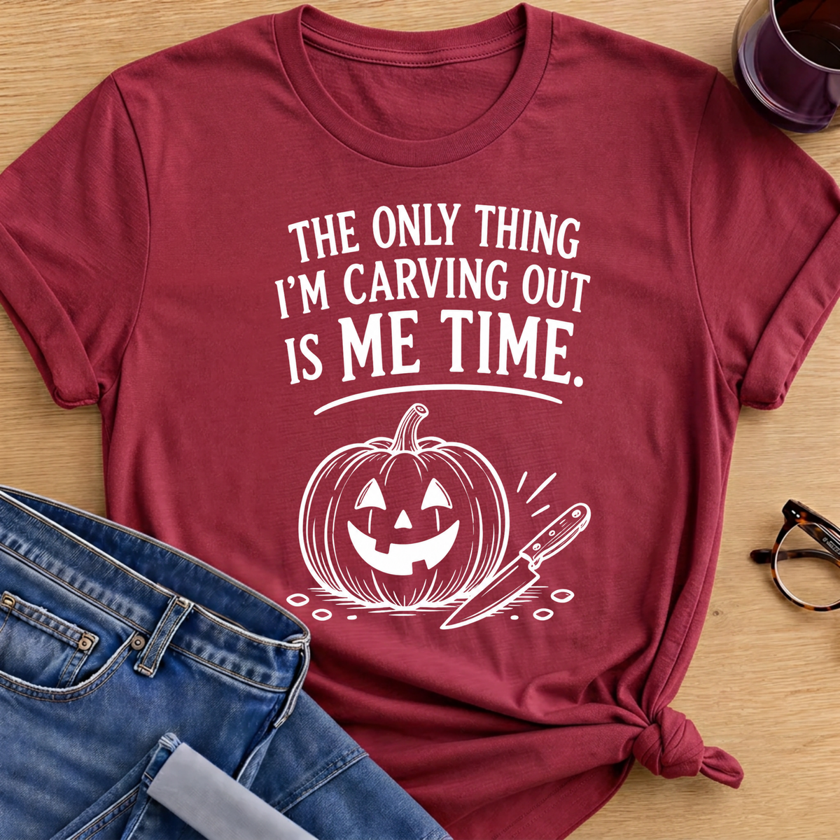 Moving Forward T-Shirt - Antique Cherry Red