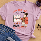 My Autumn Calendar T-Shirt - Light Pink