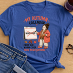 My Autumn Calendar T-Shirt - Royal