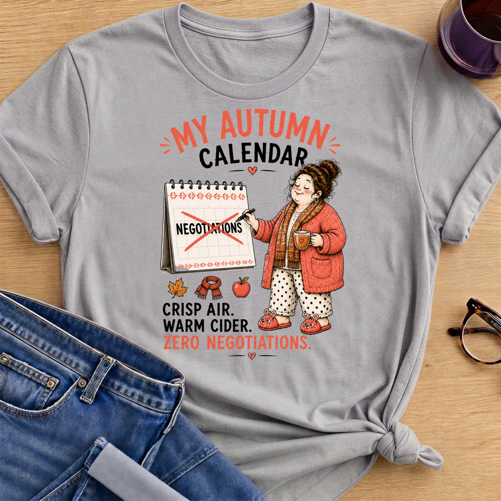 My Autumn Calendar T-Shirt - Sport Grey