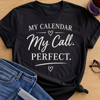 My Calendar T-Shirt - Black