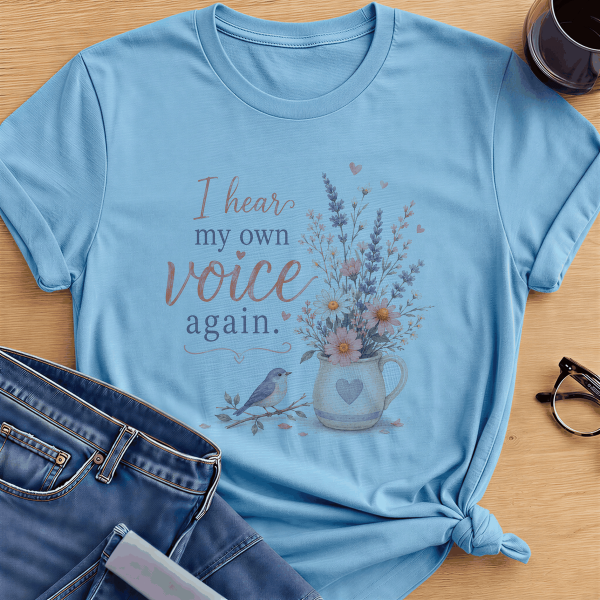 My Own Voice T-Shirt - Sky