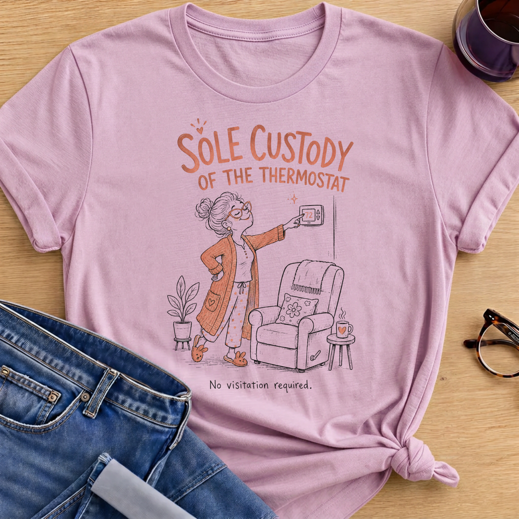 My Thermostat T-Shirt - Light Pink