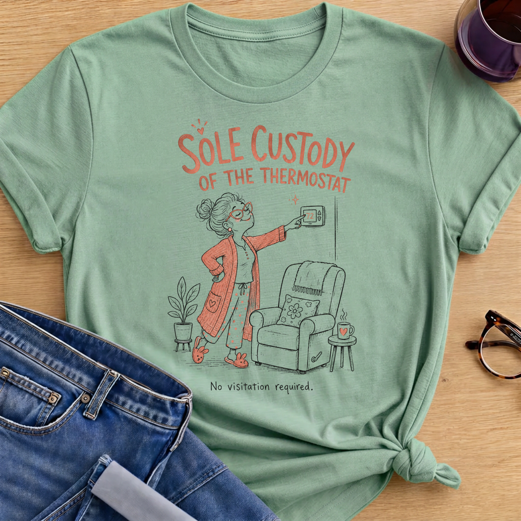 My Thermostat T-Shirt - Mint Green