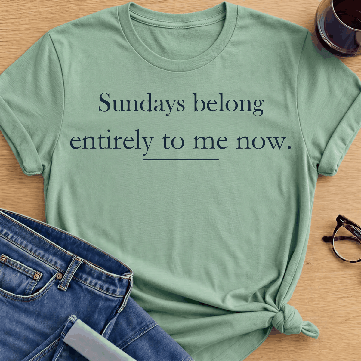 My Sundays T-Shirt - Mint Green