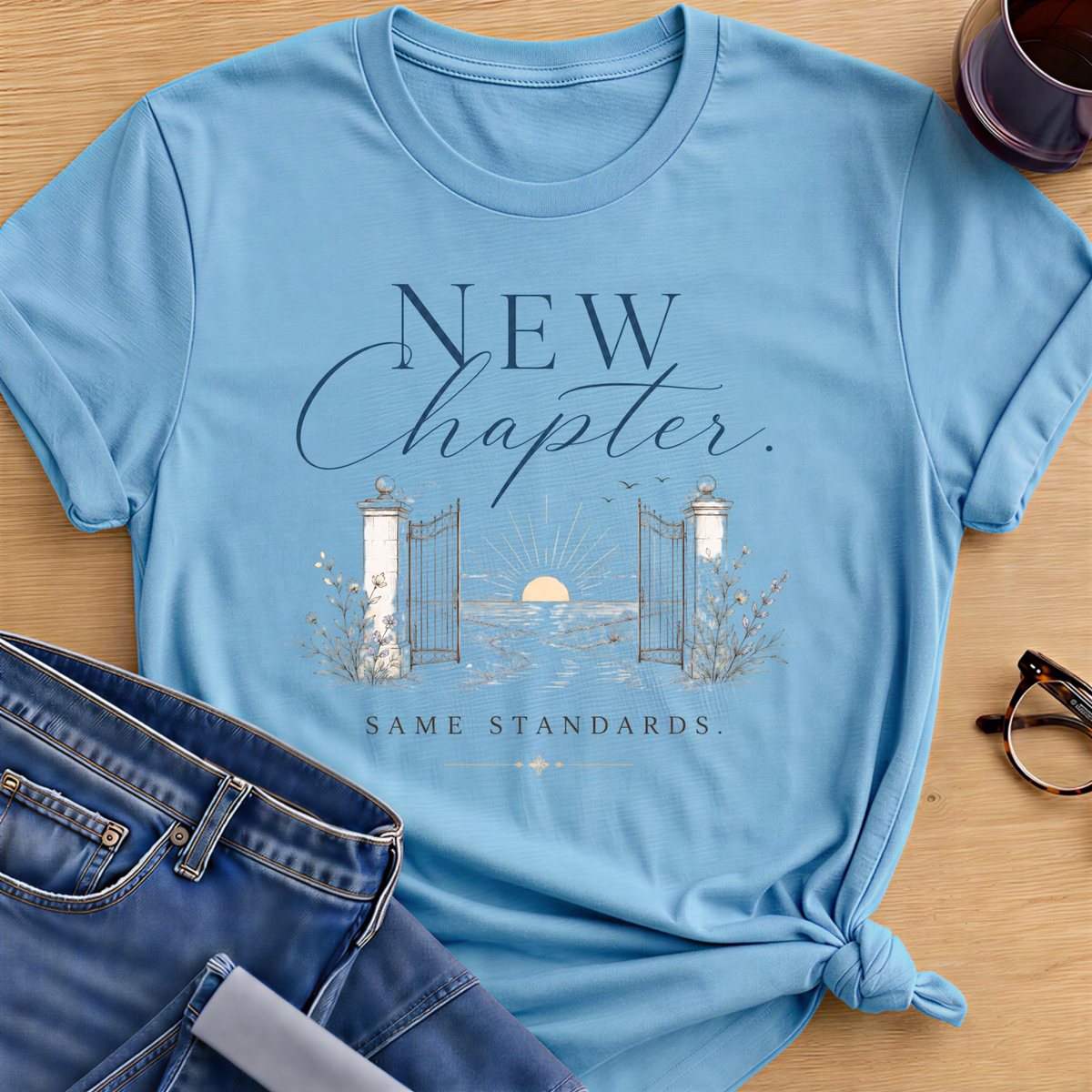New Chapter T-Shirt - Sky