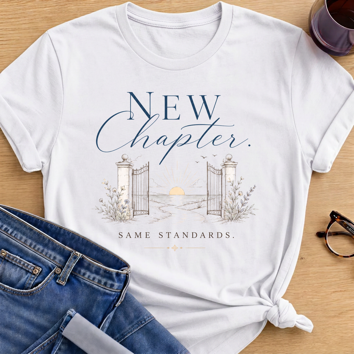 New Chapter T-Shirt - White